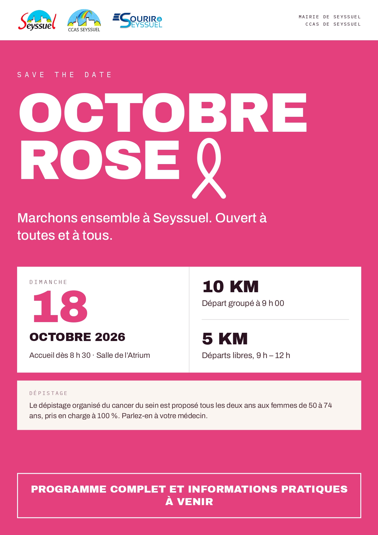 Octobre Rose 2026